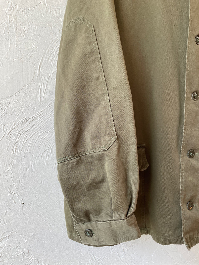 Vintage European Heavy Green Military Jacket L/XL - We Thieves