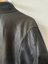 Vintage Fashions By Rose Dark Brown Leather & Suede Motorcycle Jacket M/L - We Thieves