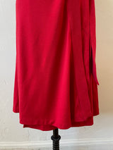 Vintage Diane Von Furstenburg Red Wool Wrap Dress S/M - We Thieves