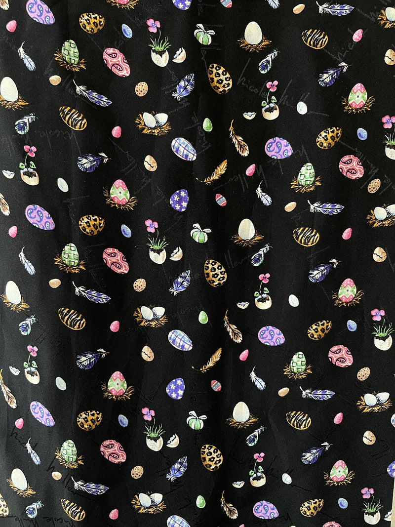 Vintage 1990s Nicole Miller Easter Egg Scarf - We Thieves