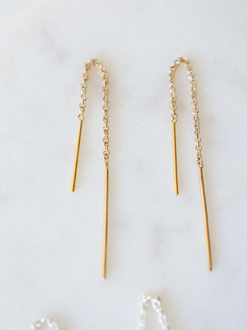 Gemma Threader Earring - We Thieves