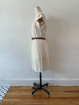 Vintage 1970s Cotton Crotchet Dress