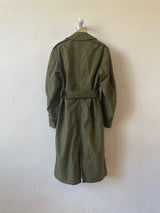 Vintage Military OG-107 Green Belted Trench Coat w/ Removable Lining S - We Thieves