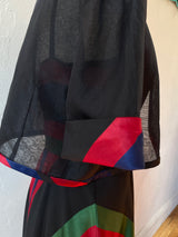 Vintage 1960s Chevron Fit and Flare Dress with Jacket Coordinate Set S - We Thieves