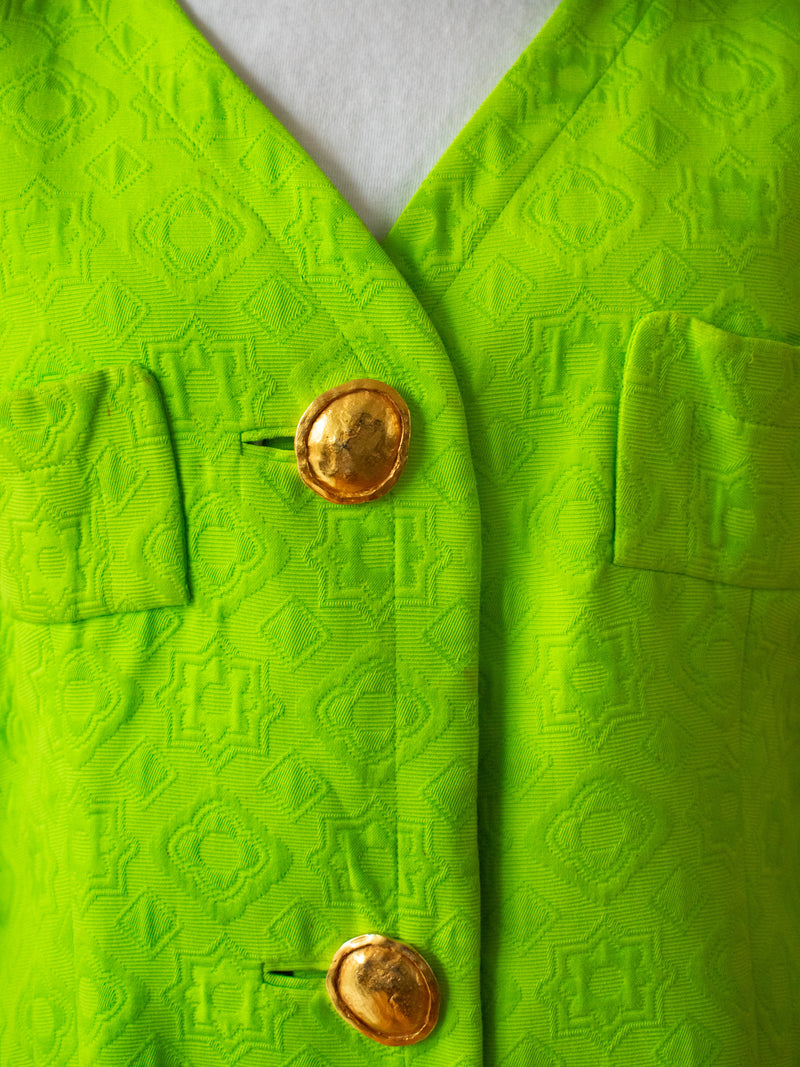 Vintage Lime Green Christian Lacroix Blazer M/L - We Thieves