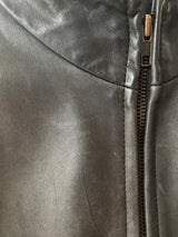 Vintage Fashions By Rose Dark Brown Leather & Suede Motorcycle Jacket M/L - We Thieves