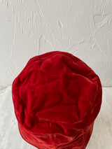 Vintage Red Velvet Floppy Bucket Hat - We Thieves