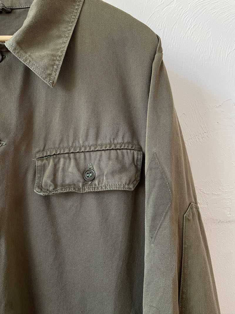 Vintage European Heavy Green Military Jacket L/XL - We Thieves