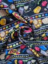 Vintage Nicole Miller Telephone Print Silk Scarf - We Thieves