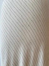 Vintage Armani Diagonal Stripe Bias Cut Midi Dress S - We Thieves