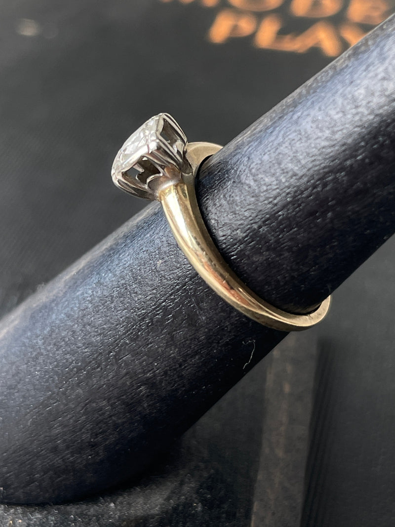 Vintage 14K Gold Diamond Engagement Ring Size 6
