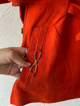 Vintage 1960s Orange Suede Cape S/M - We Thieves
