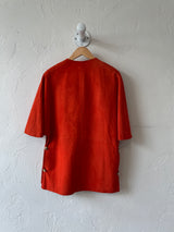 Vintage 1960s Orange Suede Cape S/M - We Thieves