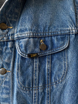 Vintage 80s Lee Riders PATD-153438 Denim Jacket 40L