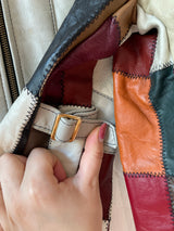 Vintage 1970s/80s Patchwork Leather Jacket M - We Thieves