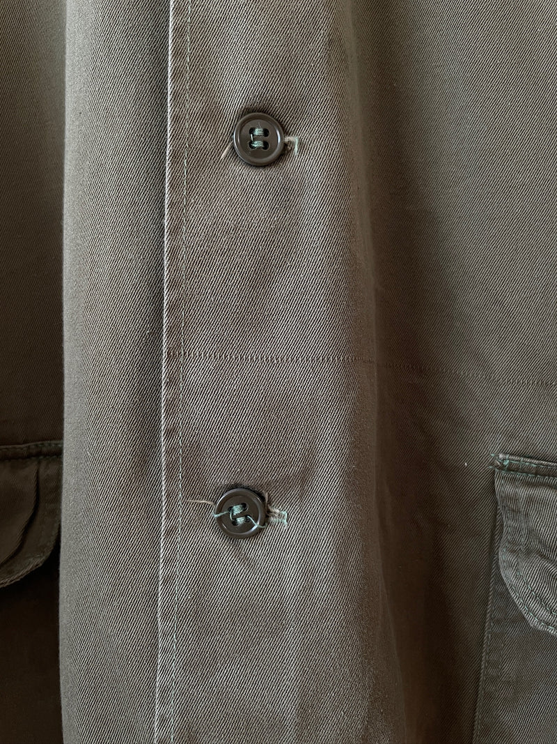 Vintage European Heavy Green Military Jacket L/XL - We Thieves