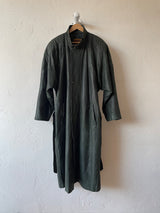 Vintage I.O.U. Long Green Leather Dolman Sleeve Coat M/L - We Thieves