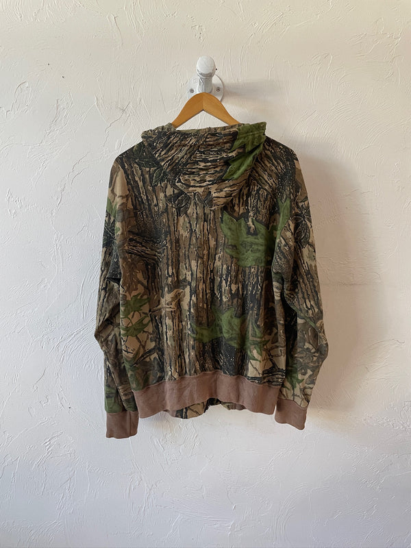 Vintage RealTree Camo Zip-Up Hoodie Sweatshirt M/L - We Thieves