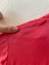 Vintage 1930 Red Satin Bed Jacket Small to Medium