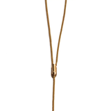 Drip Necklace Brass