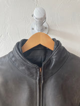 Vintage Fashions By Rose Dark Brown Leather & Suede Motorcycle Jacket M/L - We Thieves