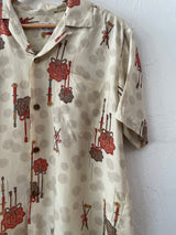 Vintage Liberty House Unisex Hawaiian Silk Shirt L