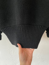 Vintage 1940s Princeton University Hand-Loomed Wool Sweater L
