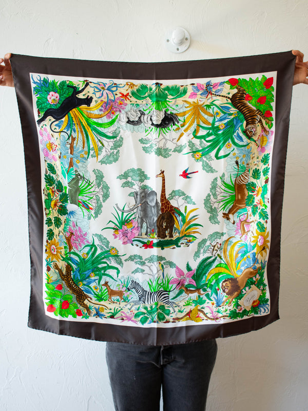 Vintage Gucci Vittori Accornero African Jungle Scarf - We Thieves