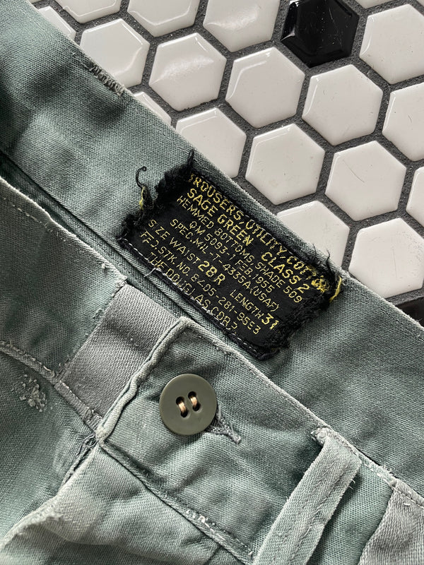 Vintage 1955 US Air Force Sage Green Cargo Pants M/L - We Thieves