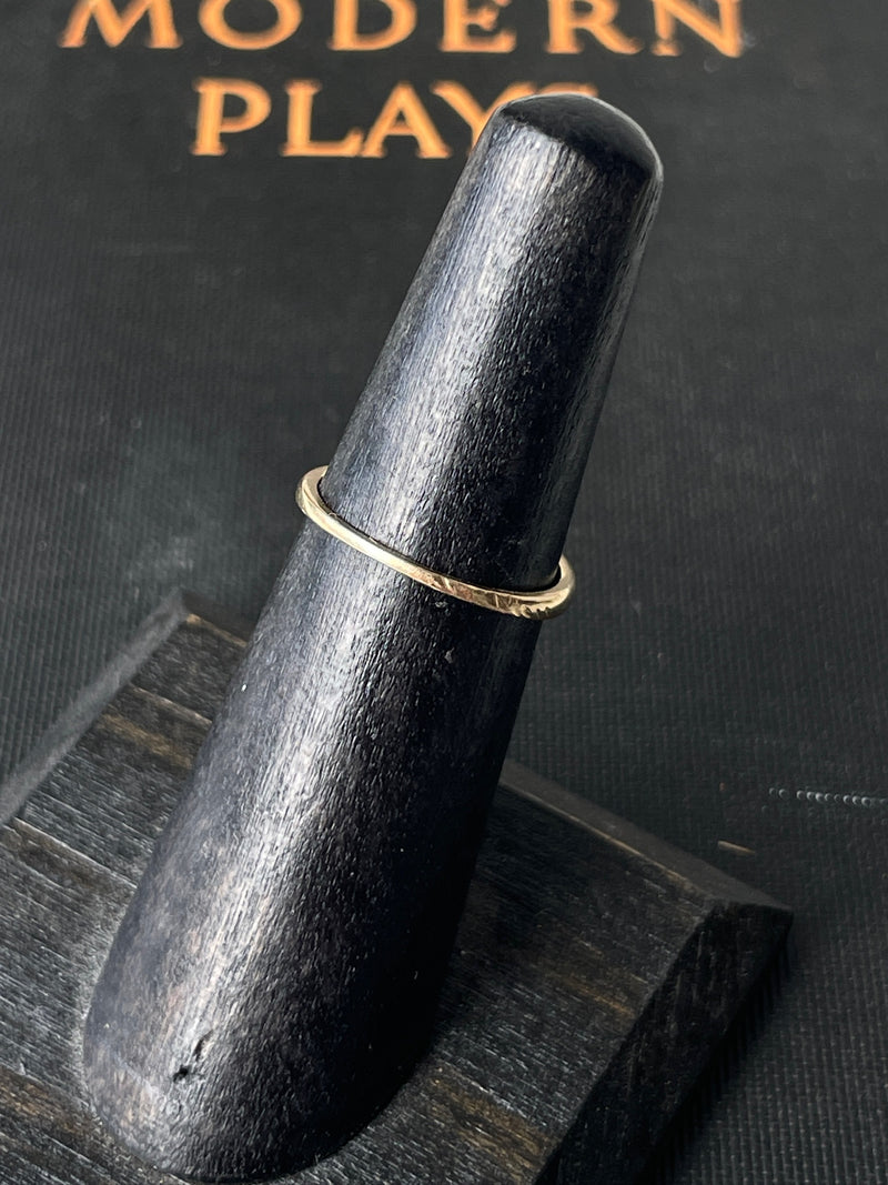 Vintage 14K Gold Diamond Engagement Ring Size 6