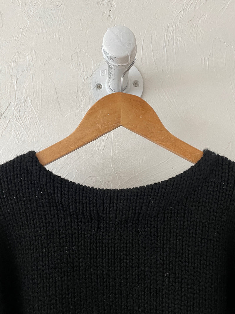 Vintage 1940s Princeton University Hand-Loomed Wool Sweater L