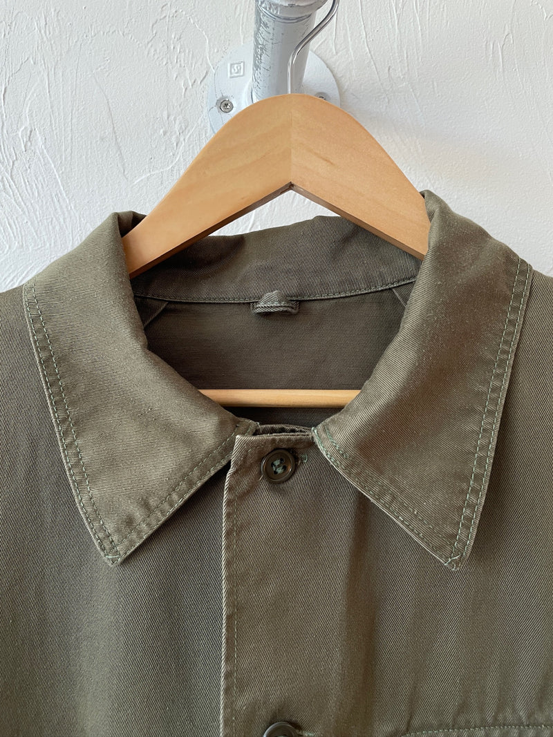 Vintage European Heavy Green Military Jacket L/XL - We Thieves