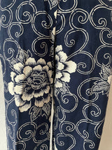 Vintage Kenzo Navy & White Floral Print Trouser XS/S - We Thieves