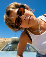 Sweet Leaf Black Frame Rosewood Sunset Lens