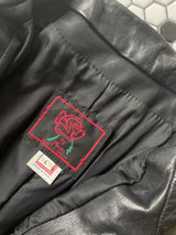 Vintage Fashions By Rose Dark Brown Leather & Suede Motorcycle Jacket M/L - We Thieves