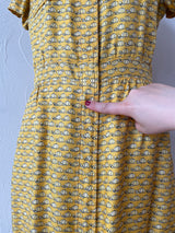 Vintage 1960s Hermès Silk Jockey Print Dress Size 42 - We Thieves