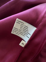 Vintage 80s Albert Nipon Purple Wool Coat Size 6 - We Thieves