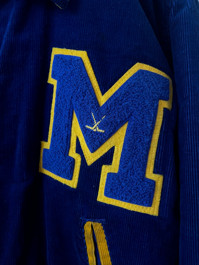 Vintage Montgomery Hockey Corduroy Letterman Jacket L/XL - We Thieves