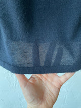 Vintage Loro Piana Navy Cashmere Turtleneck Sweater Size IT 46 - We Thieves