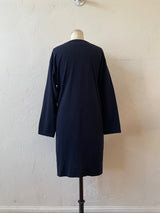 Vintage Comme Des Garçons Navy Wool Asymmetrical Cape/Dress M/L - We Thieves