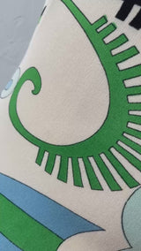 Vintage Emilio Pucci Floral Silk Jersey Knit Dress S