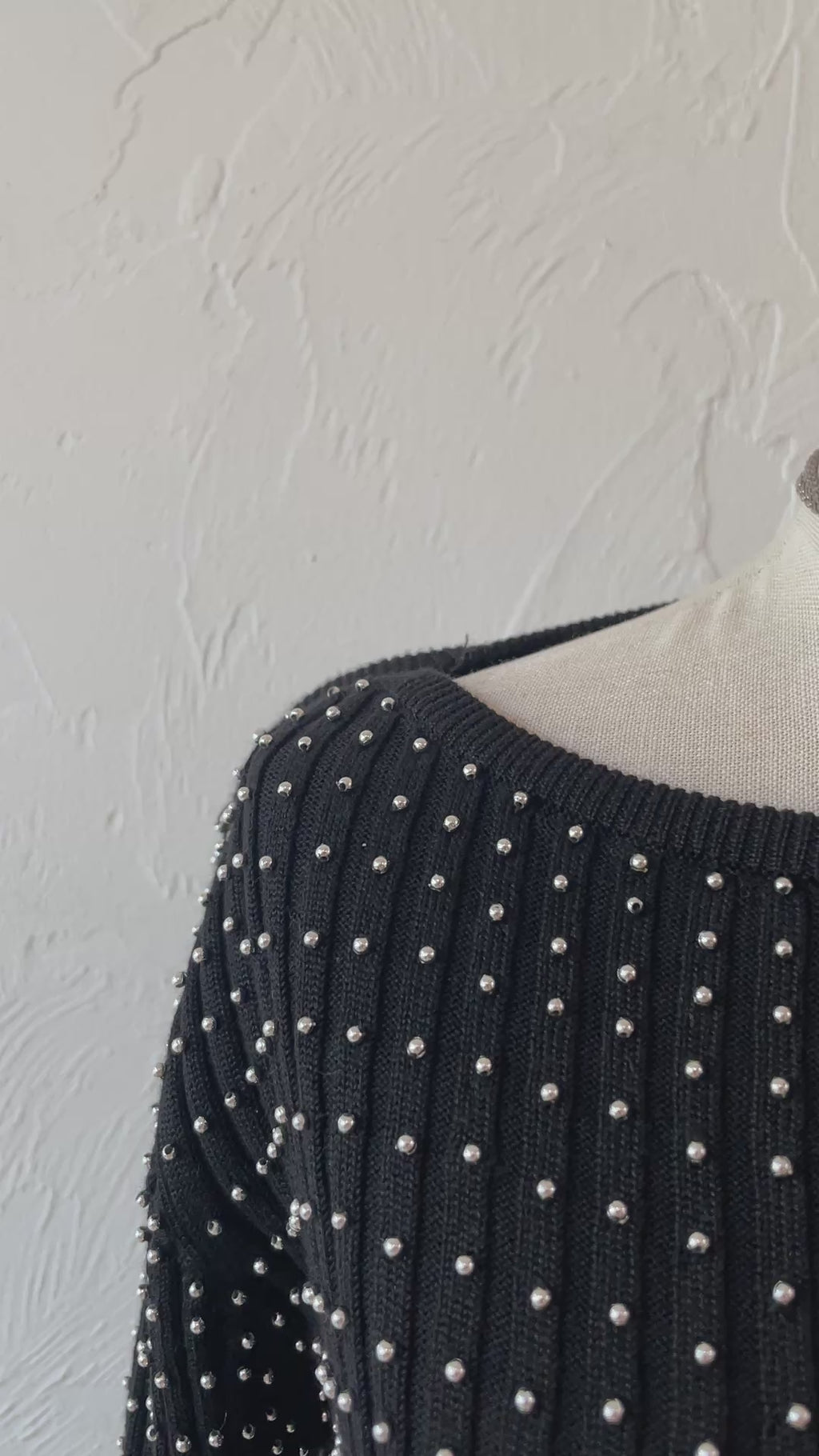 Vintage Christine Philipé Studded Long Sleeve Top S/M - We Thieves