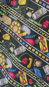 Vintage Nicole Miller Telephone Print Silk Scarf - We Thieves