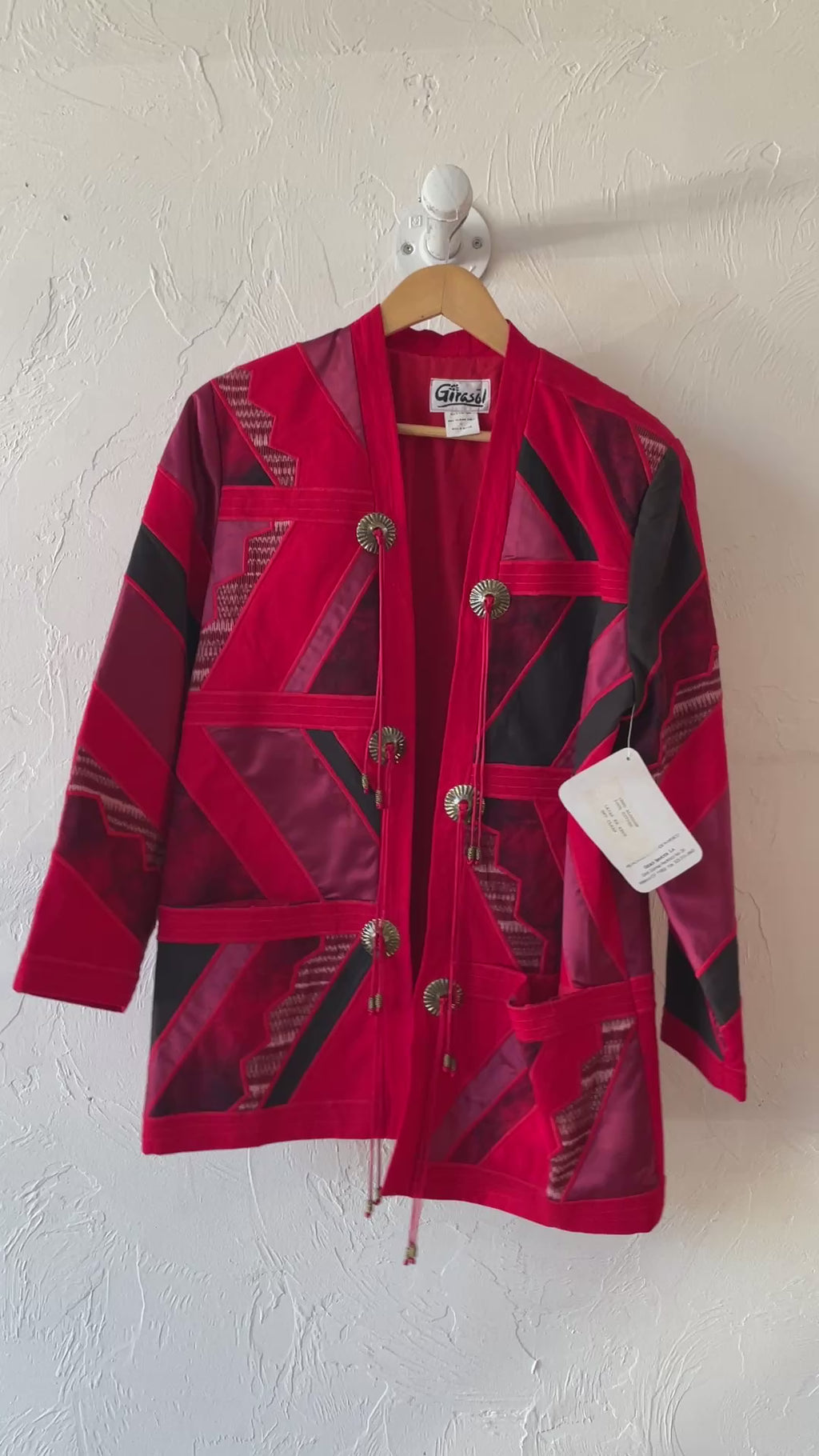 Vintage 1980s Girasol Patchwork Cotton Jacket S/M - We Thieves