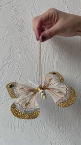 Large Jeweled Moth Ornament