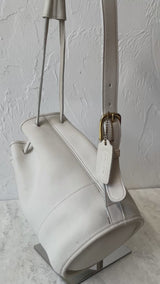 Vintage Coach Bixby Sling Backpack Bag M5D-9984 Cream White