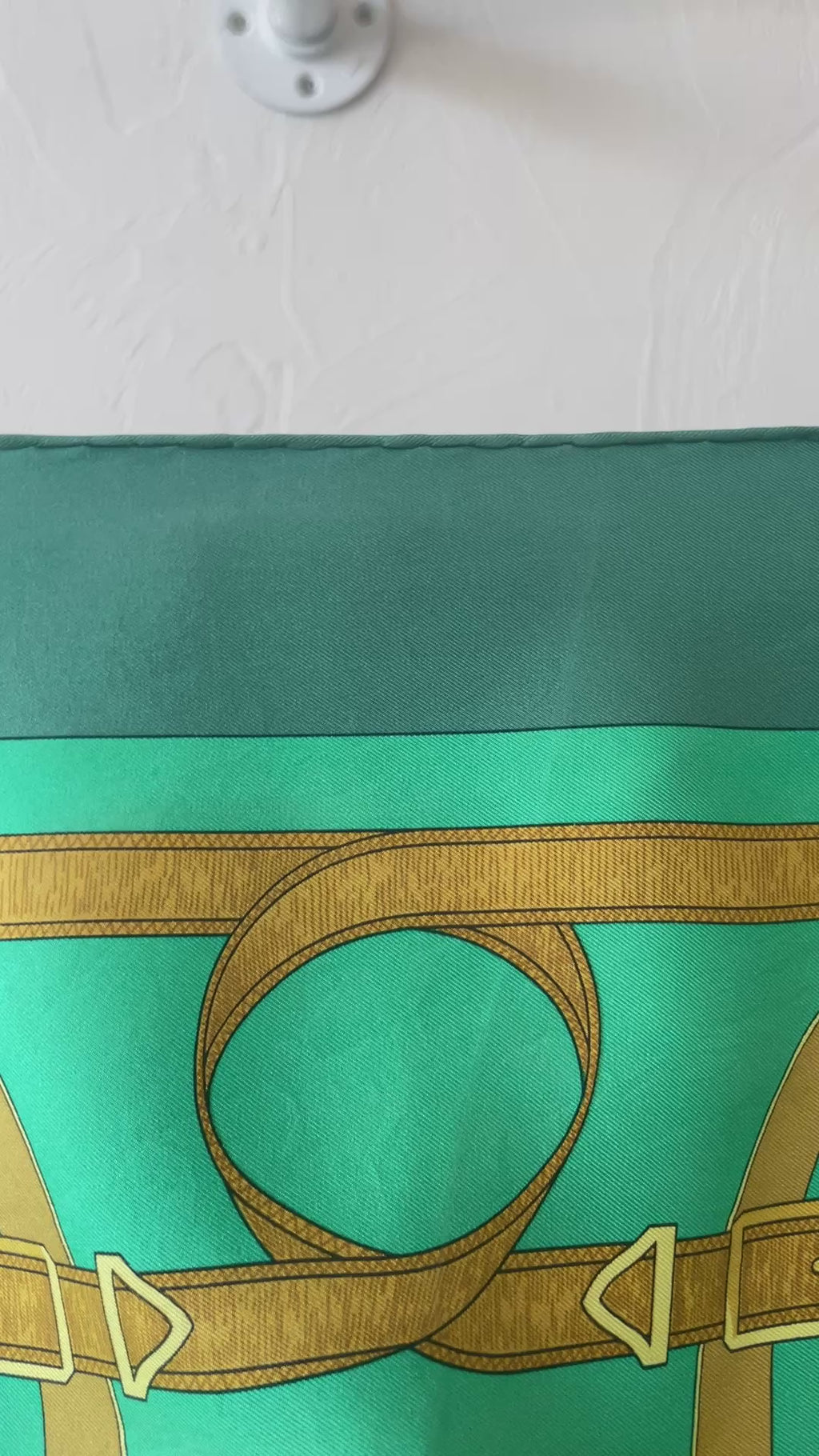 Vintage Hermes "Eperon D'or Sellier" Silk Scarf - We Thieves