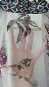 Vintage Anna Sui Sheer Bird Print Kimono M/L - We Thieves