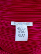 Vintage Issey Miyake Pleats Please Fuscia Pink Sleeveless Plissé Tunic Dress S/M - We Thieves