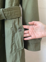 Vintage Military OG-107 Green Belted Trench Coat w/ Removable Lining S - We Thieves